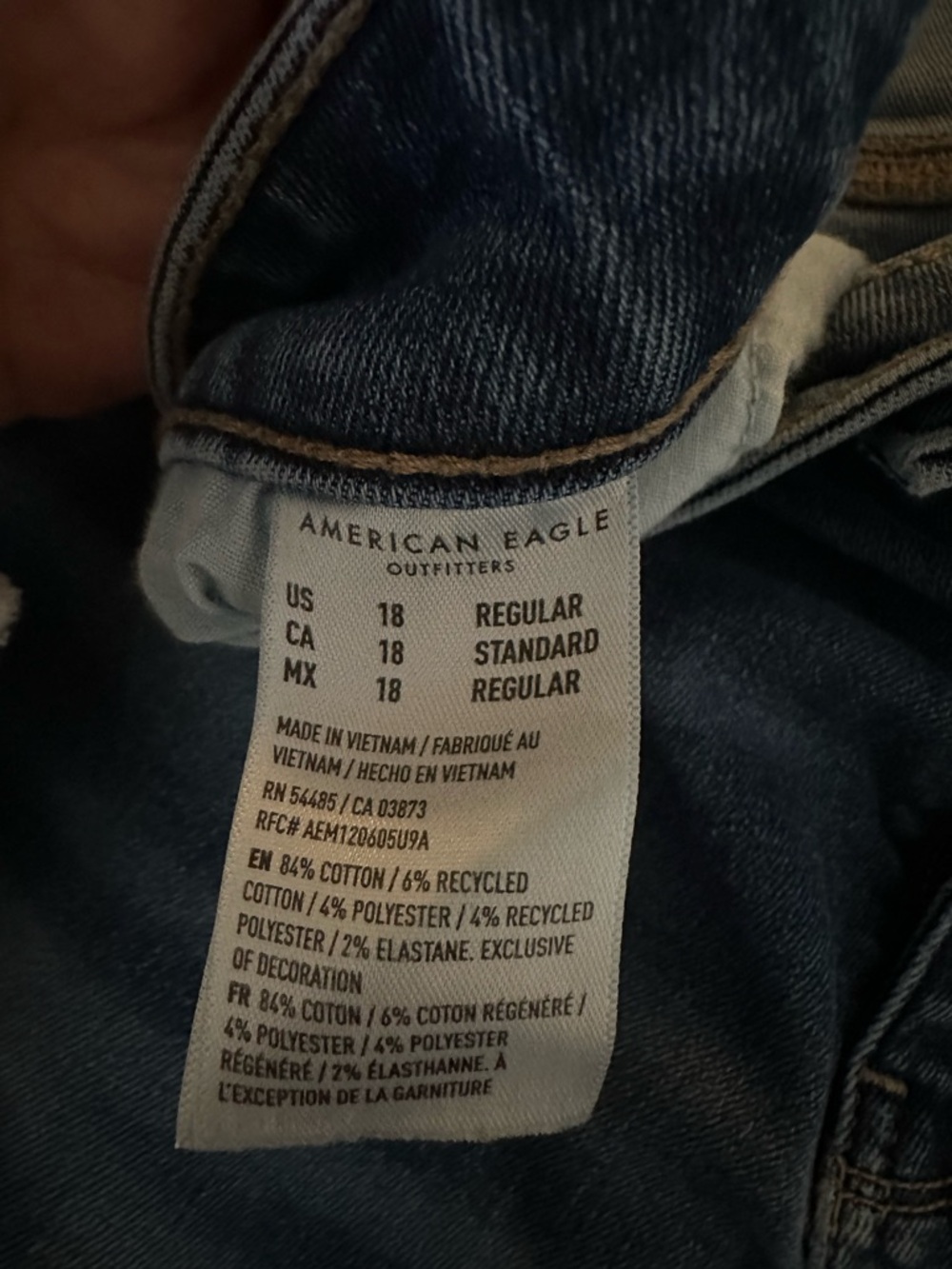 American Eagle Outfitters Women's Indigo Relaxed Jeans